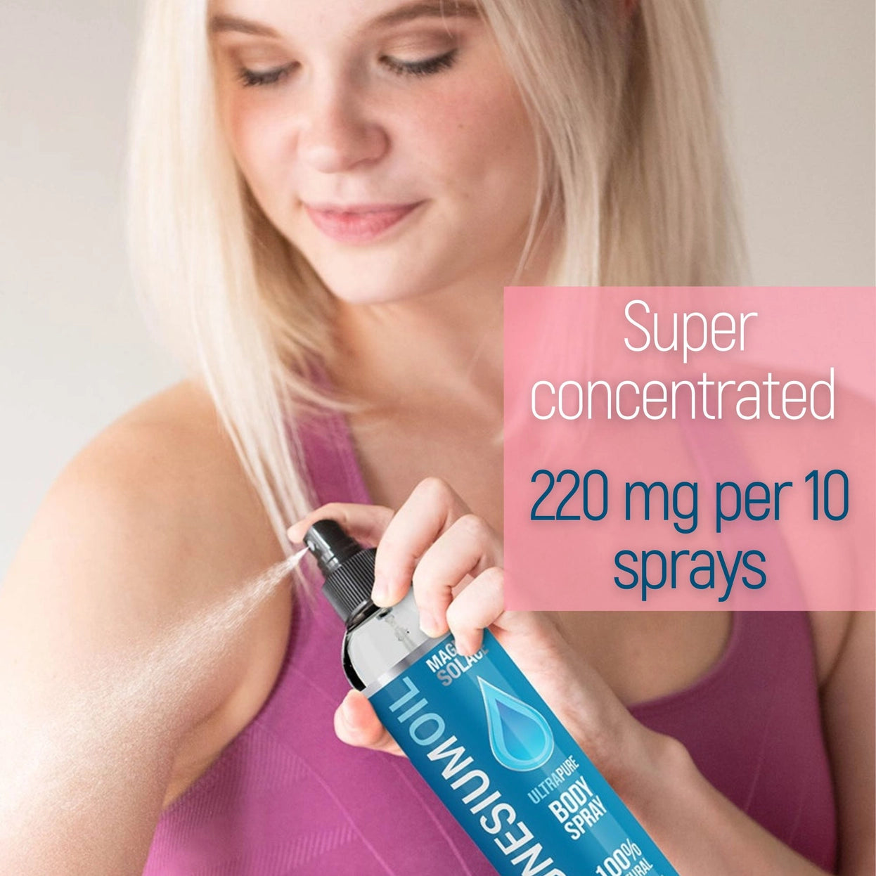 Magnesium Oil Spray For Restless Legs, Sleep, Muscle Relief