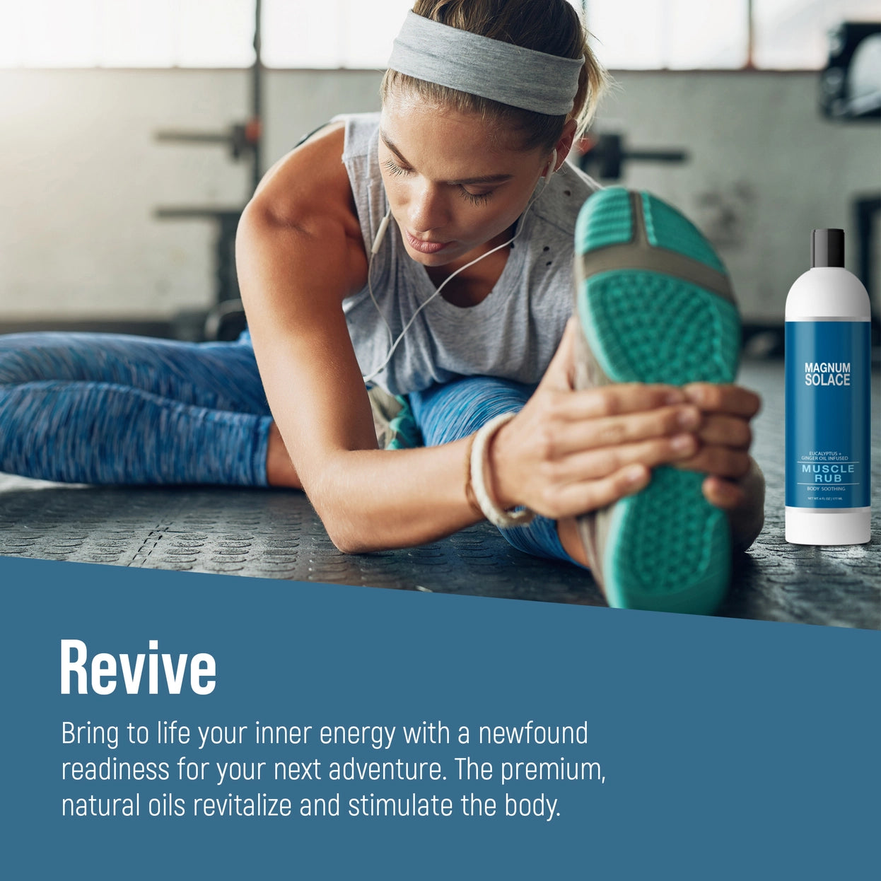 Natural Muscle Rub For Soreness, Joint Pain Relief