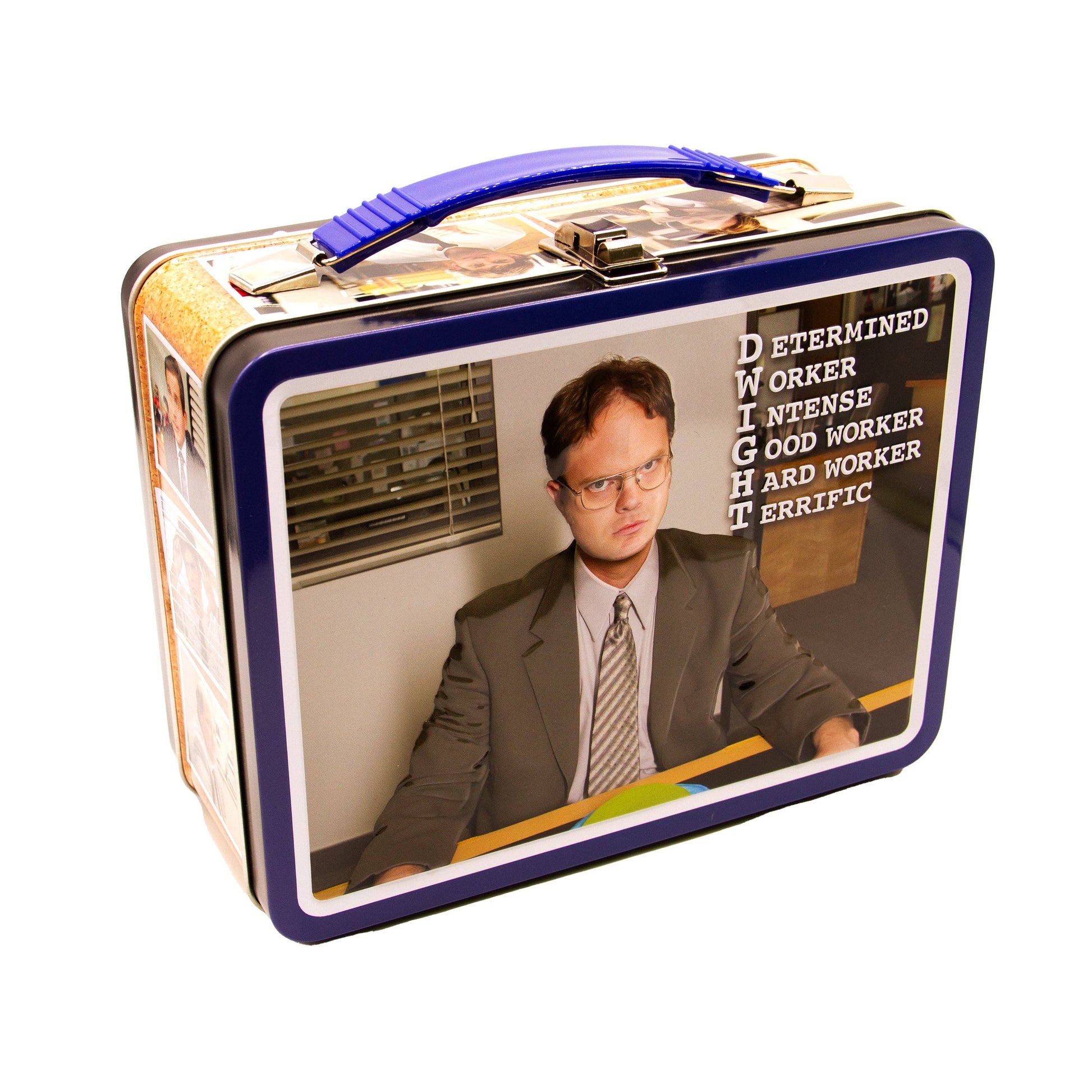 Lunch box with a character from a TV show on a white background
