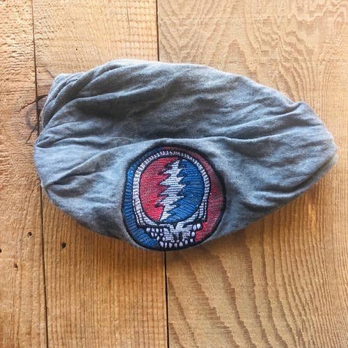 Grateful Dead Stonewashed Steal Your Face Embroidery Headban