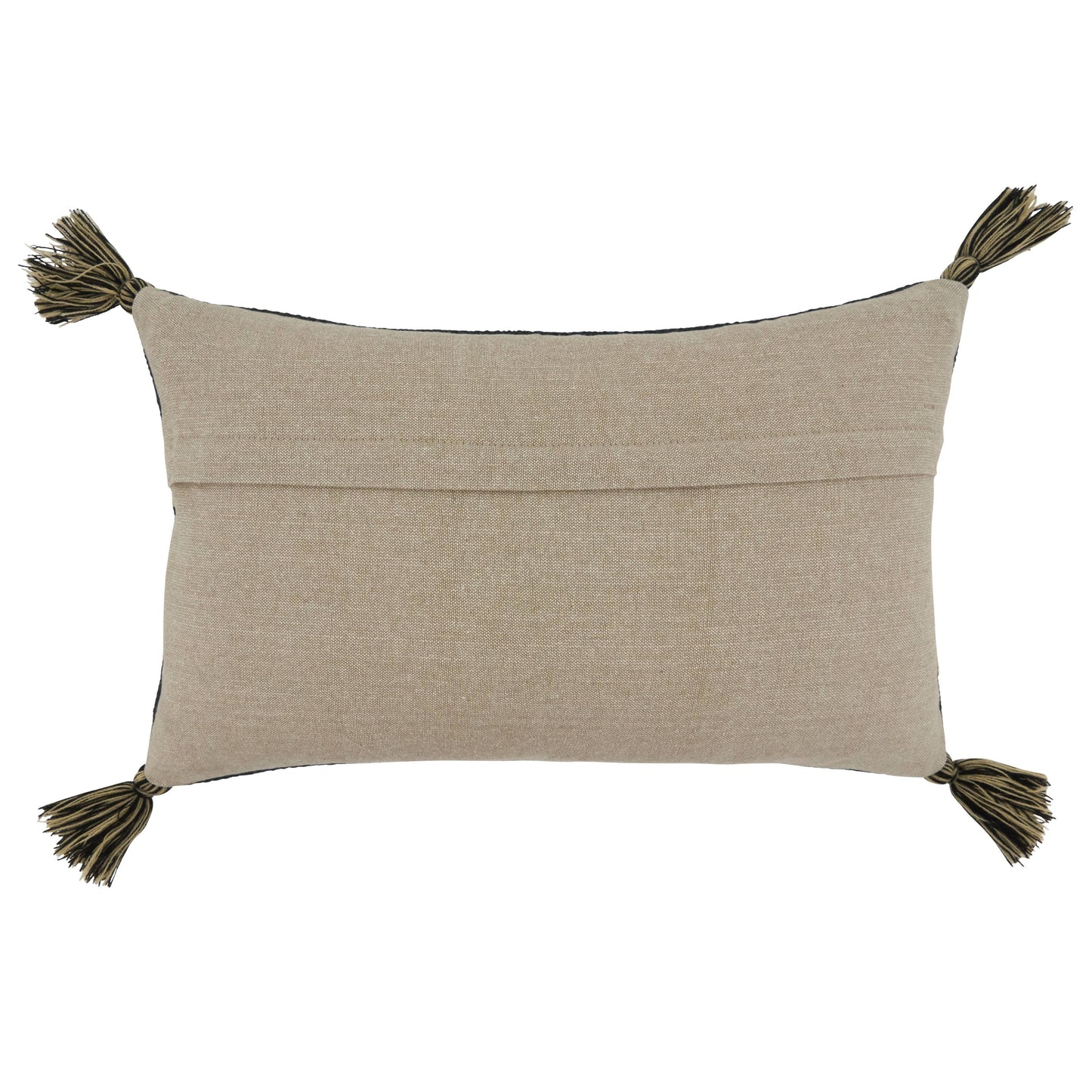 Hamsa Hand Embroidered Lumbar Pillow