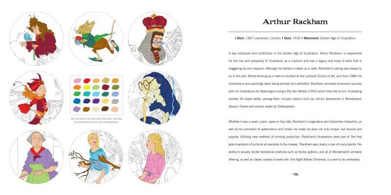 Arthur Rackham (Art Coloring Book)