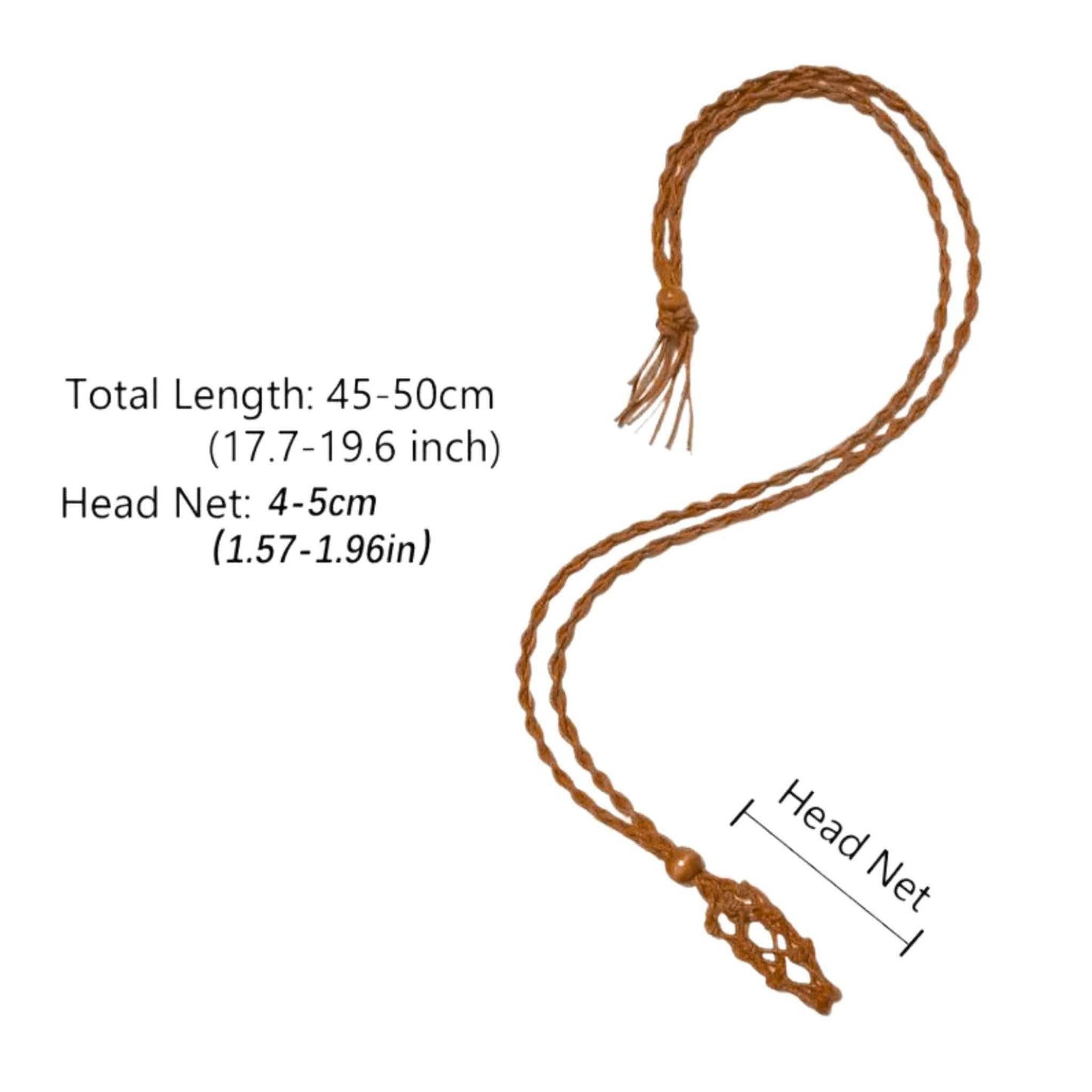 Adjustable Macrame Crystal Holder Necklace.