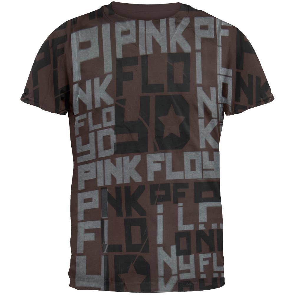 Pink Floyd - Block All Over Men's T Shirt