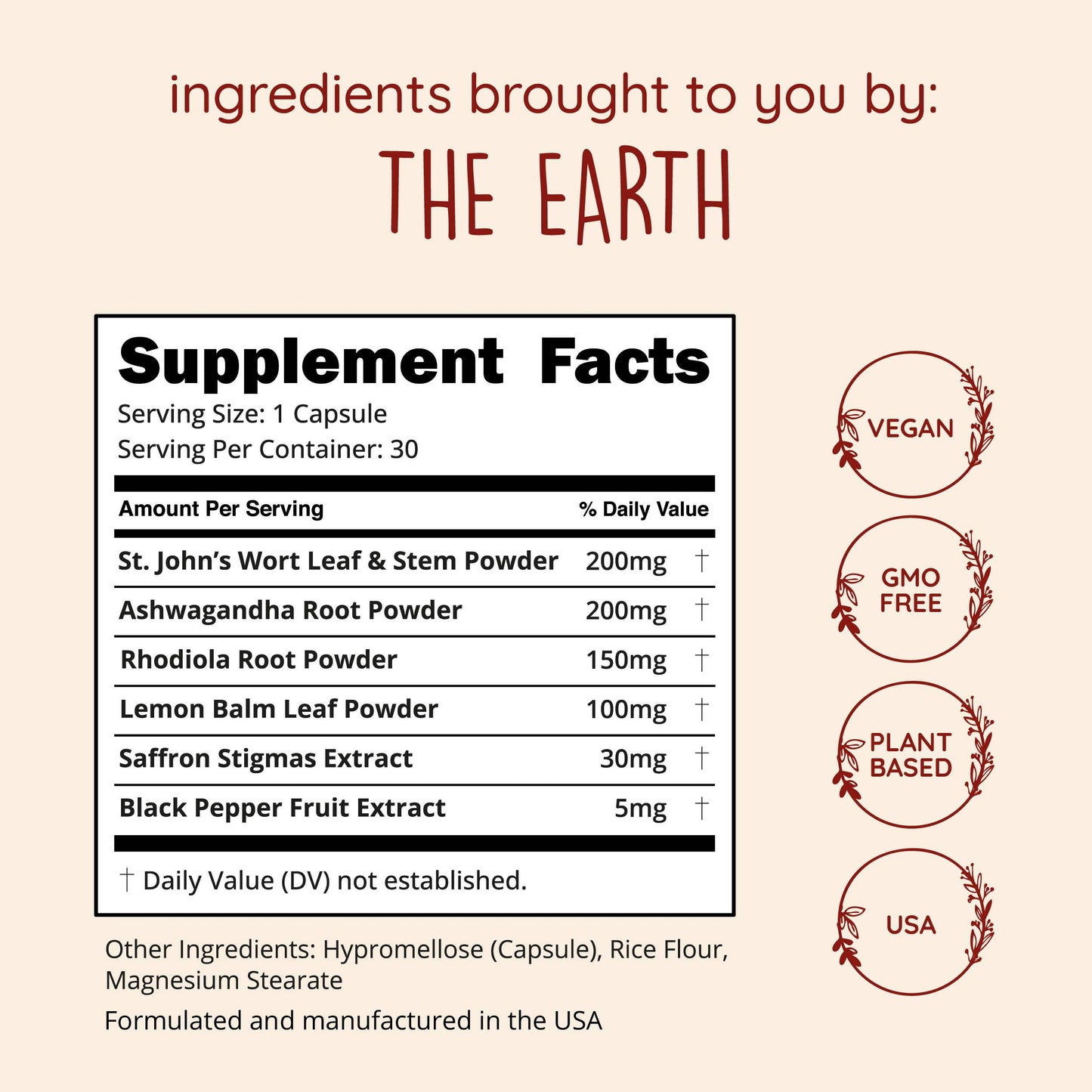 Joy-Filled Saffron Mood Uplift Supplement