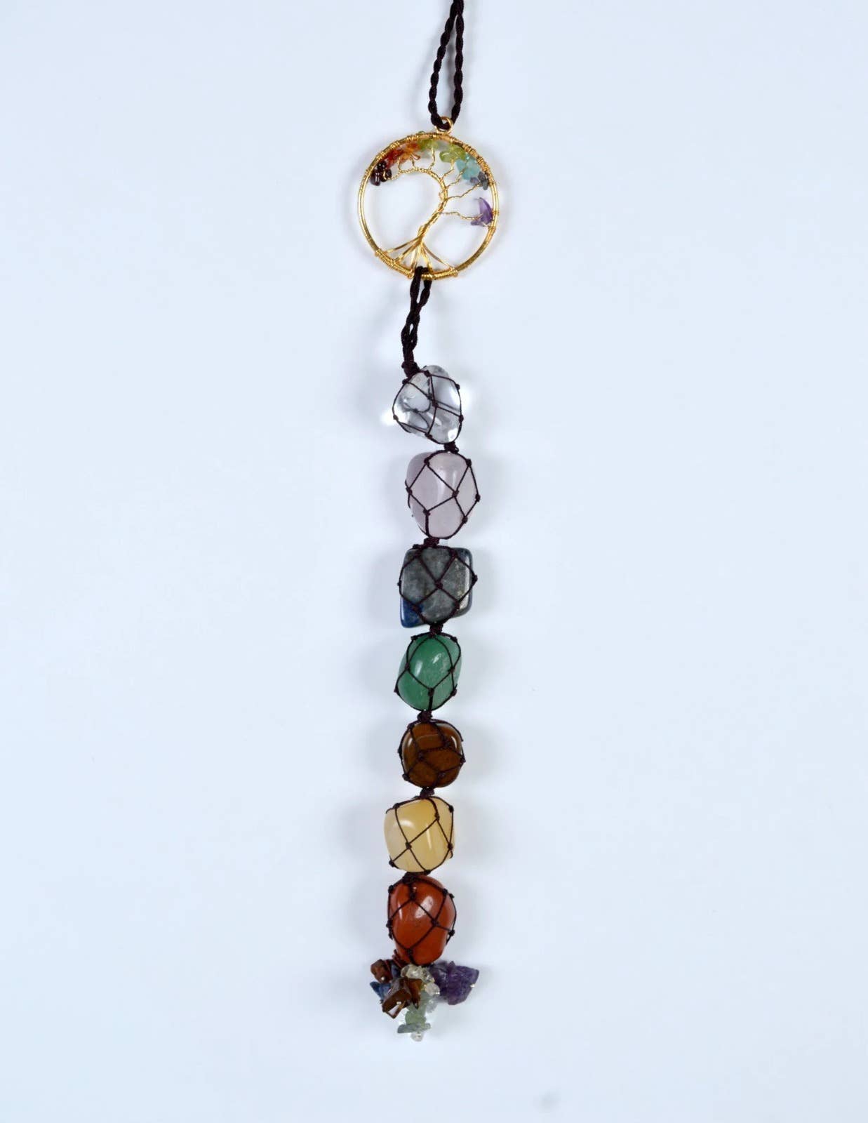 Seven Chakra Hanging Crystal