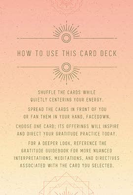 Gratitude Deck & Guidebook