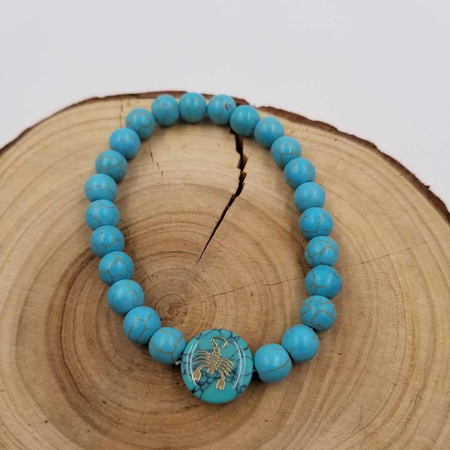 Handwoven Turquoise  Constellation Bracelet
