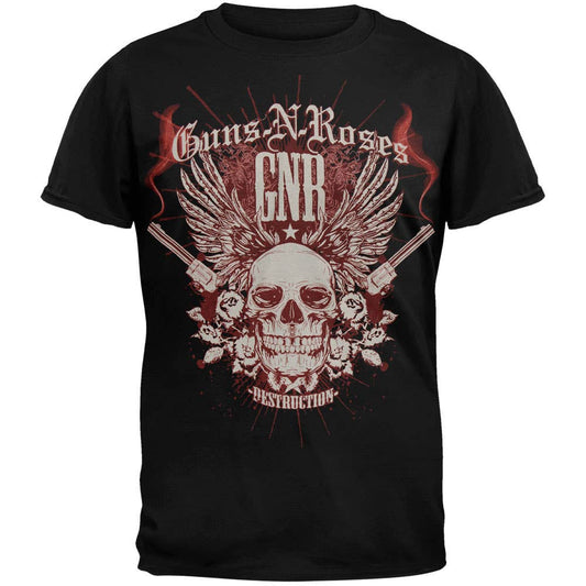 Guns N' Roses - Destruction Skull Tour Men's T Shirt