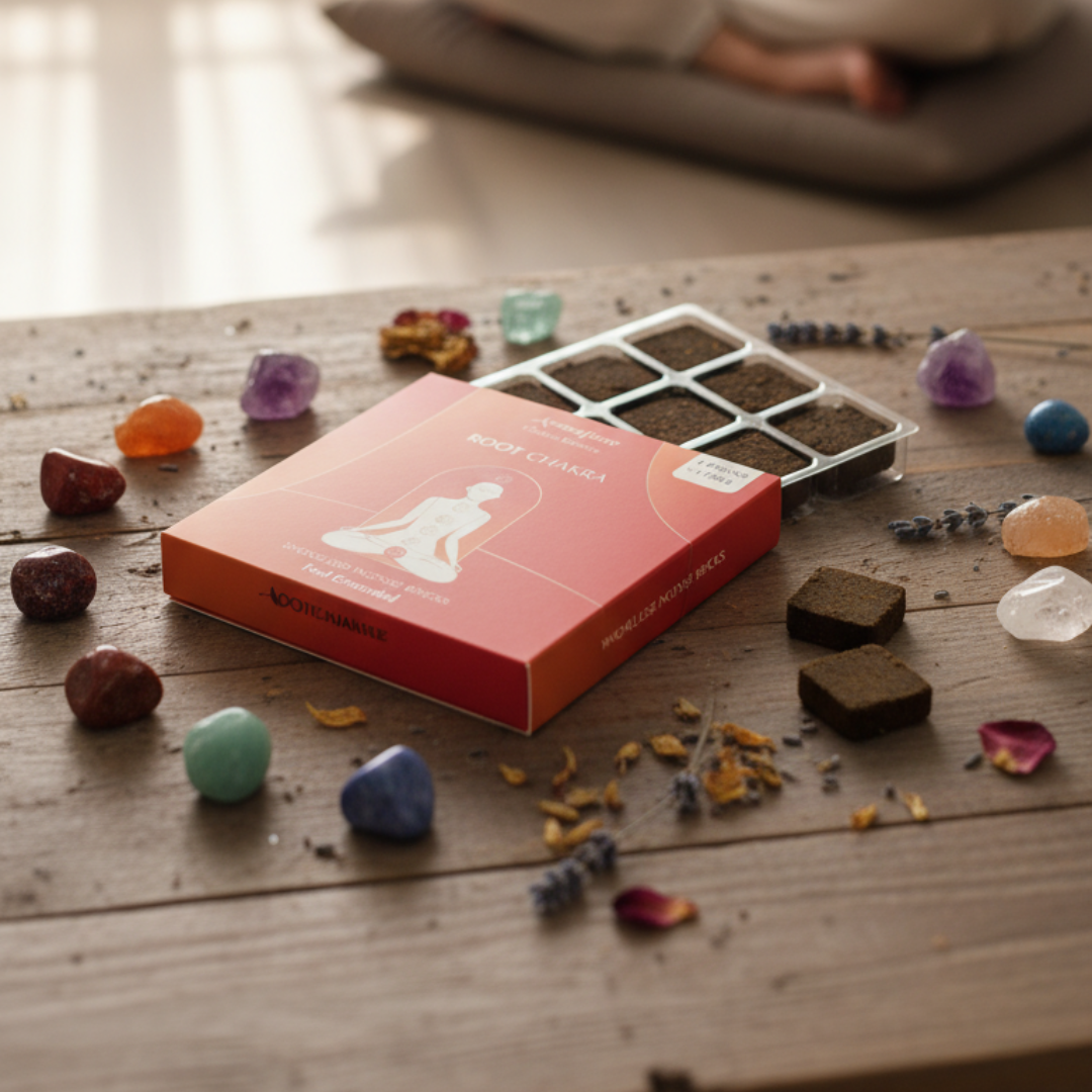 Root Chakra Incense Bricks | Frankincense & Patchouli