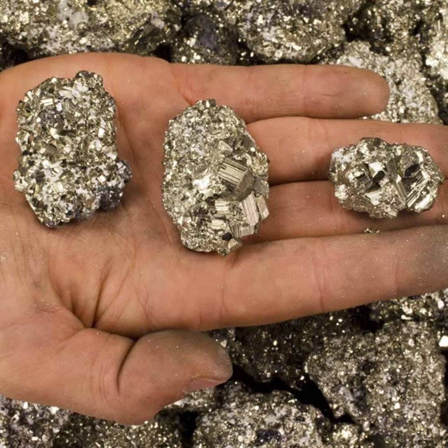 Rough Cocada Pyrite .75-1" - Raw Natural Stones