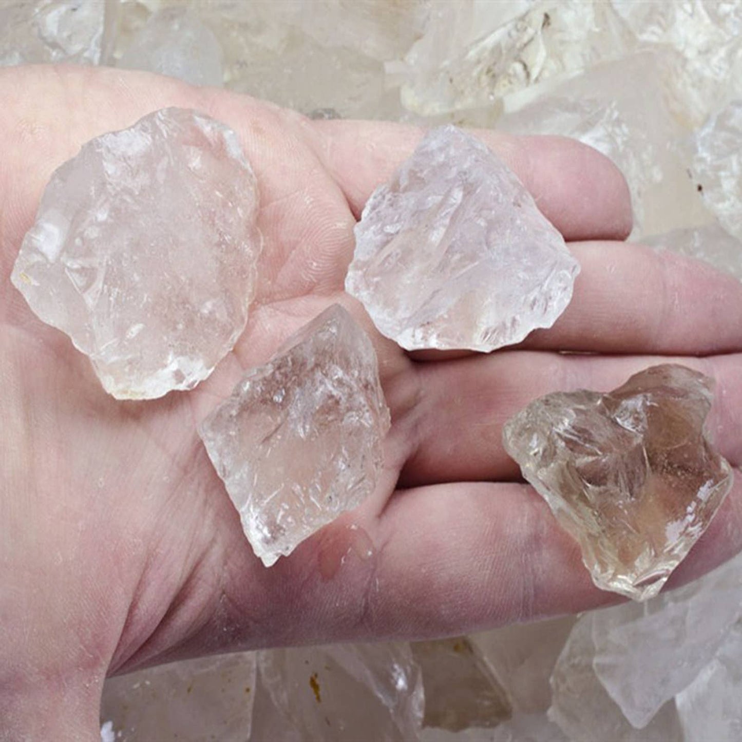 Rough Quartz Chunk Crystals - Raw Natural Stones