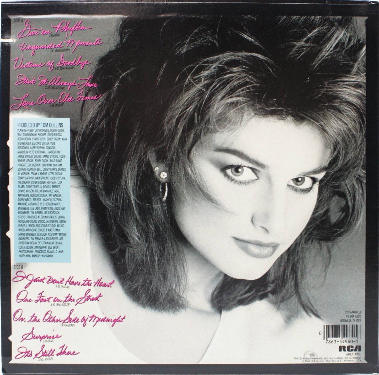12" Vinyl LP Record - Sylvia: Surprise Country Pop Soft Rock
