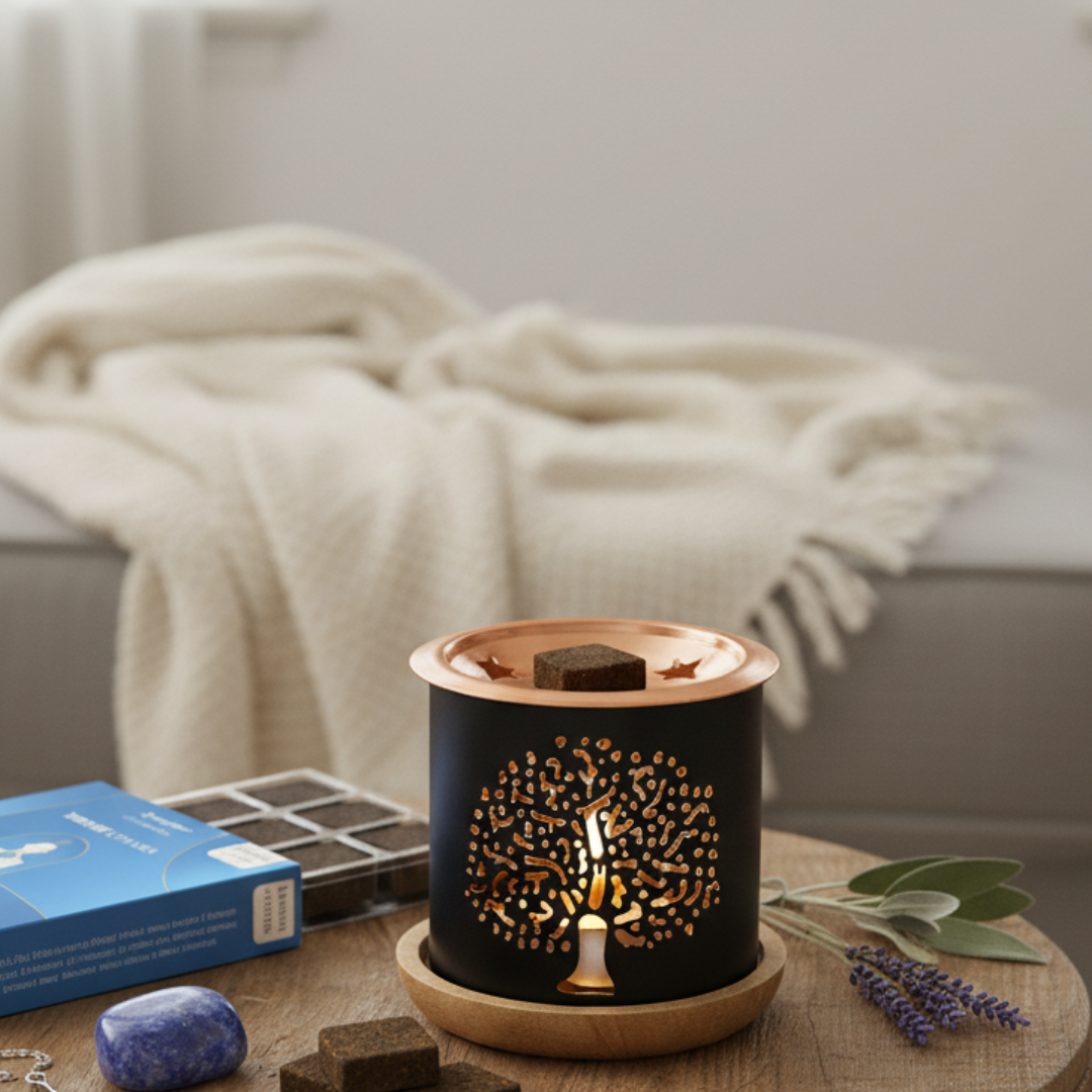 Throat Chakra Incense Bricks | Lavender & Pineapple