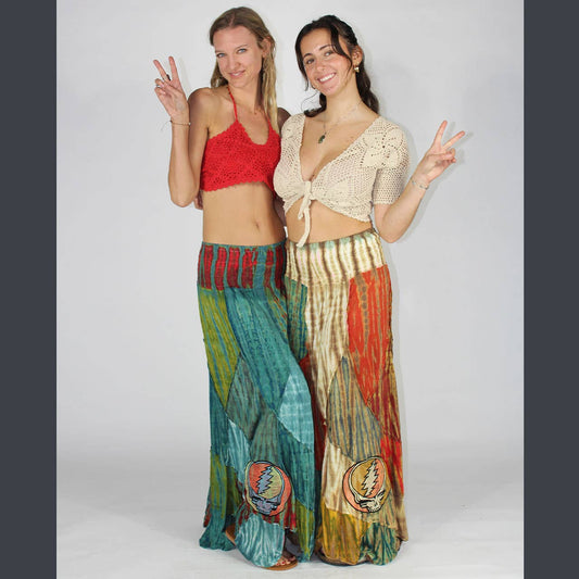 Psychedelic Stitch Maxi Skirt