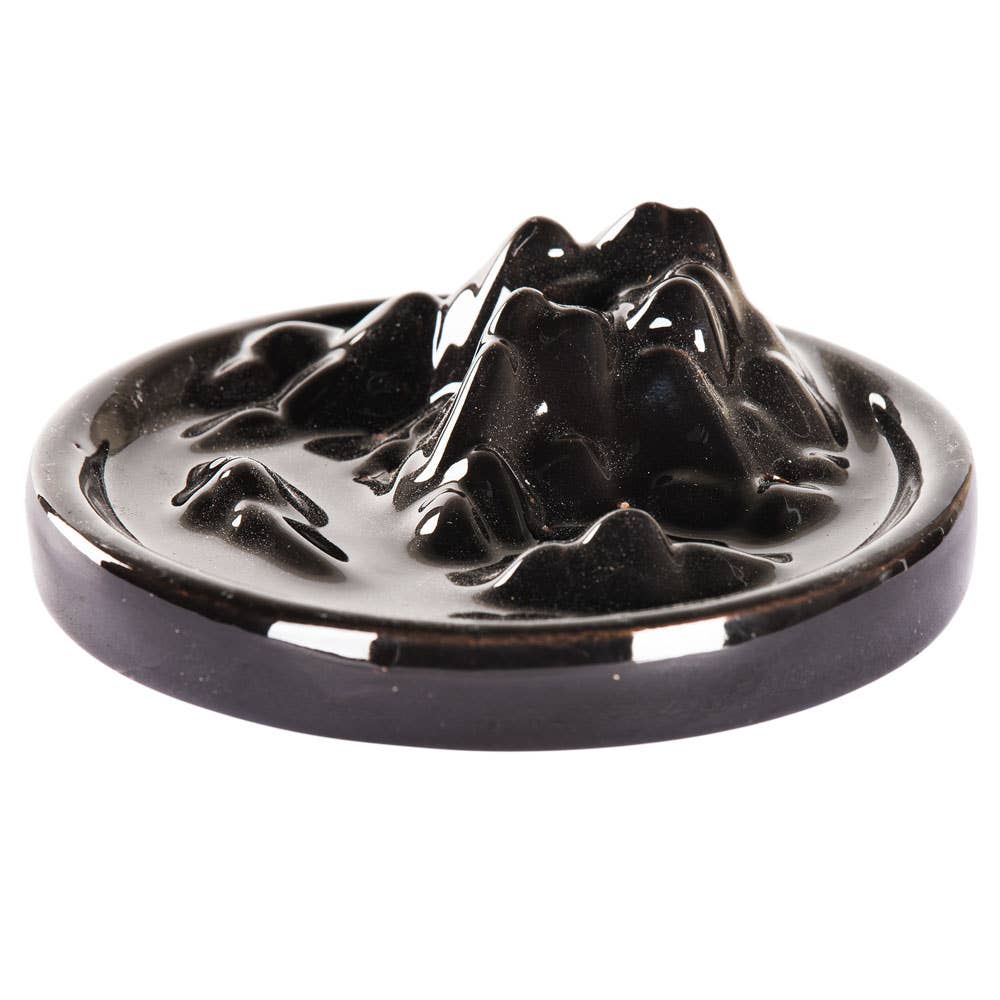 CERAMIC MOUNTAIN INCENSE BURNER