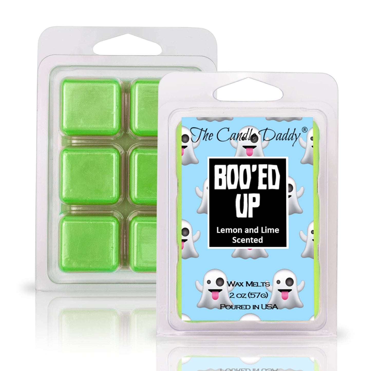 FUNNY FALL HALLOWEN - BOO'ED UP - LEMON AND LIME WAX MELT