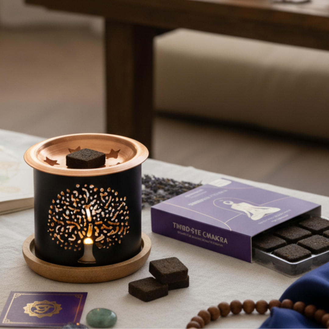 Third Eye Chakra Incense Brick | Juniper Berries & Cedarwood