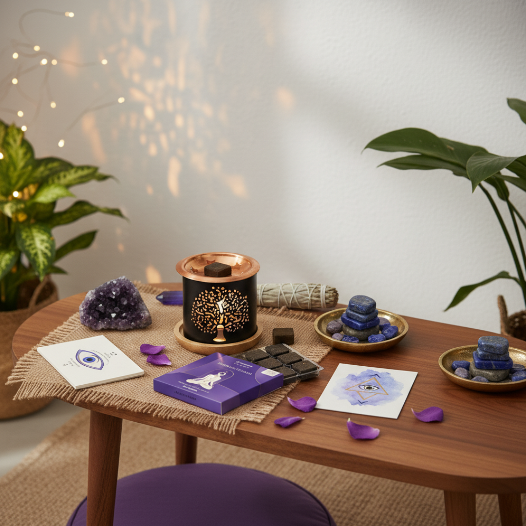 Third Eye Chakra Incense Brick | Juniper Berries & Cedarwood