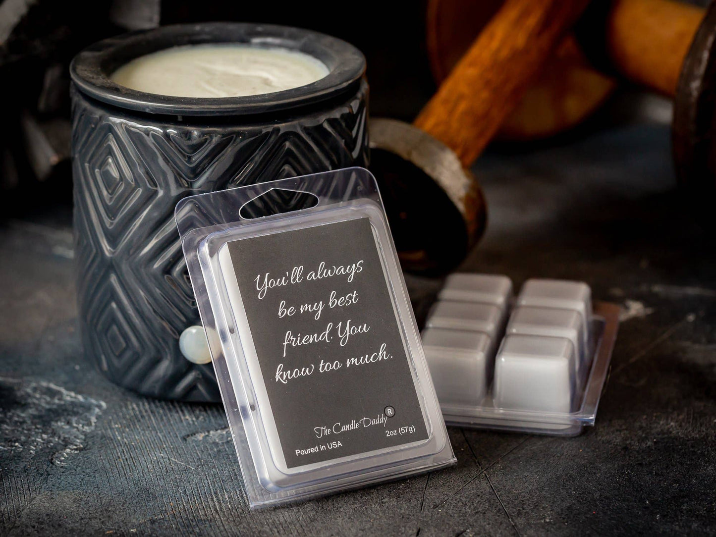 You'll Always Be My Best Friend - Cedar Rose Scented Melt