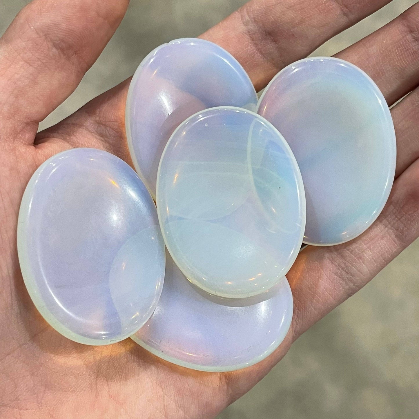 Oval Gemstone Worry Stones – Bulk Pocket Crystals