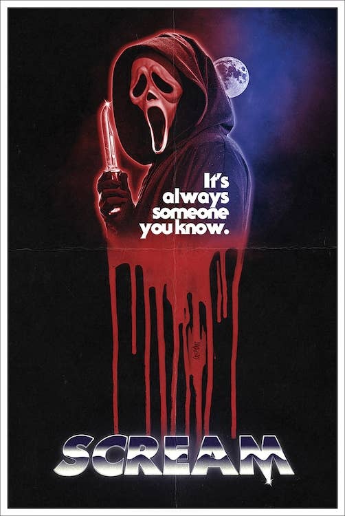 Scream 24x36 Horror Movie Poster