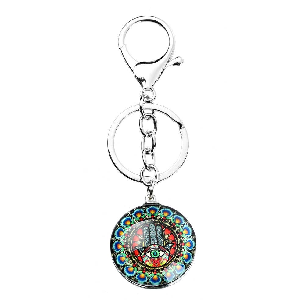 ASSORTED HAMSA ACRYLIC KEYCHAINS