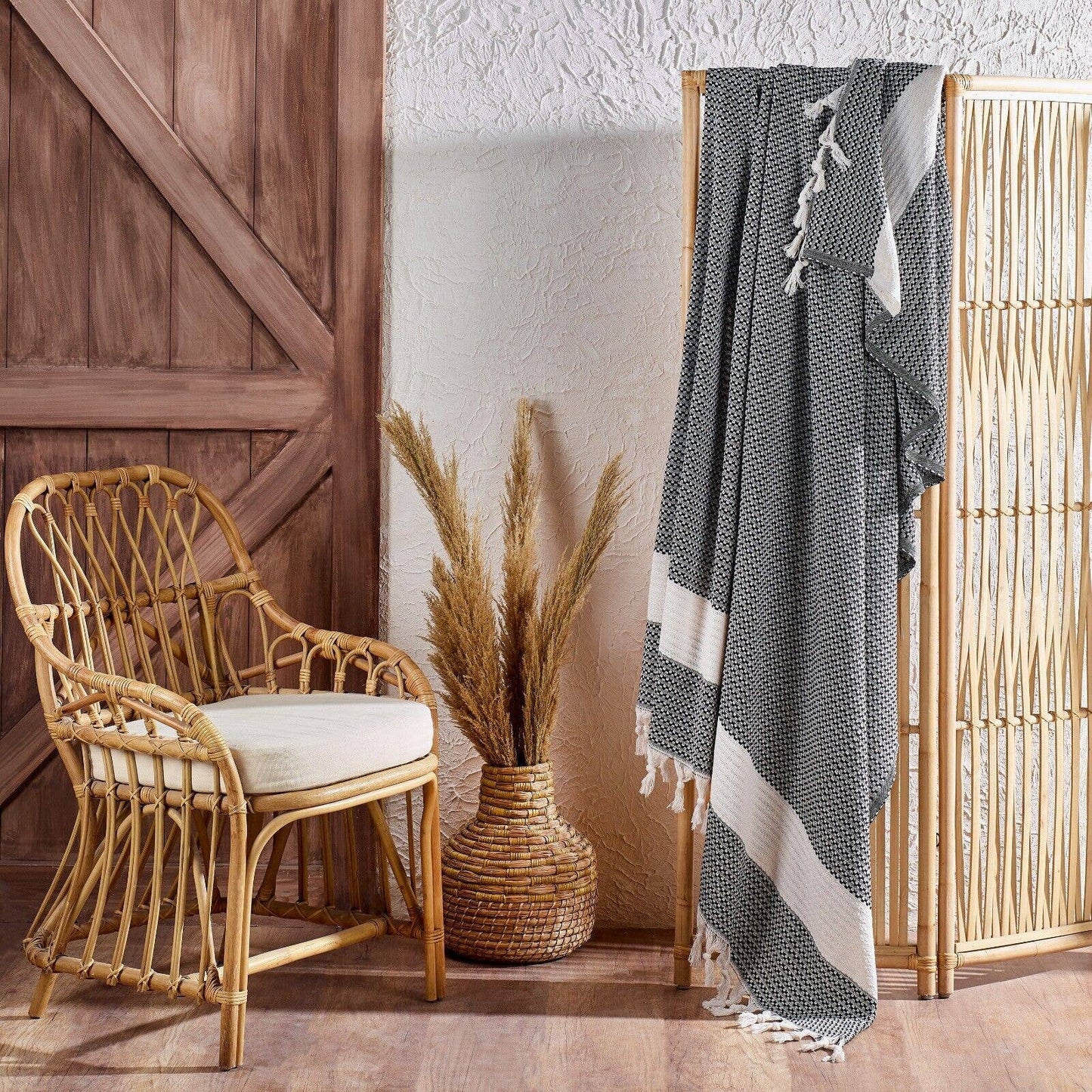 Throw Size Aegean Blanket – Soft & Breathable 100% Turkish Muslin - 7 Colors