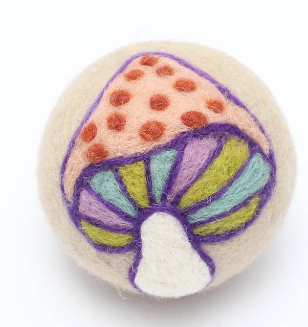 Mushrooms: Eco Wool Dryer Balls Fair Trade