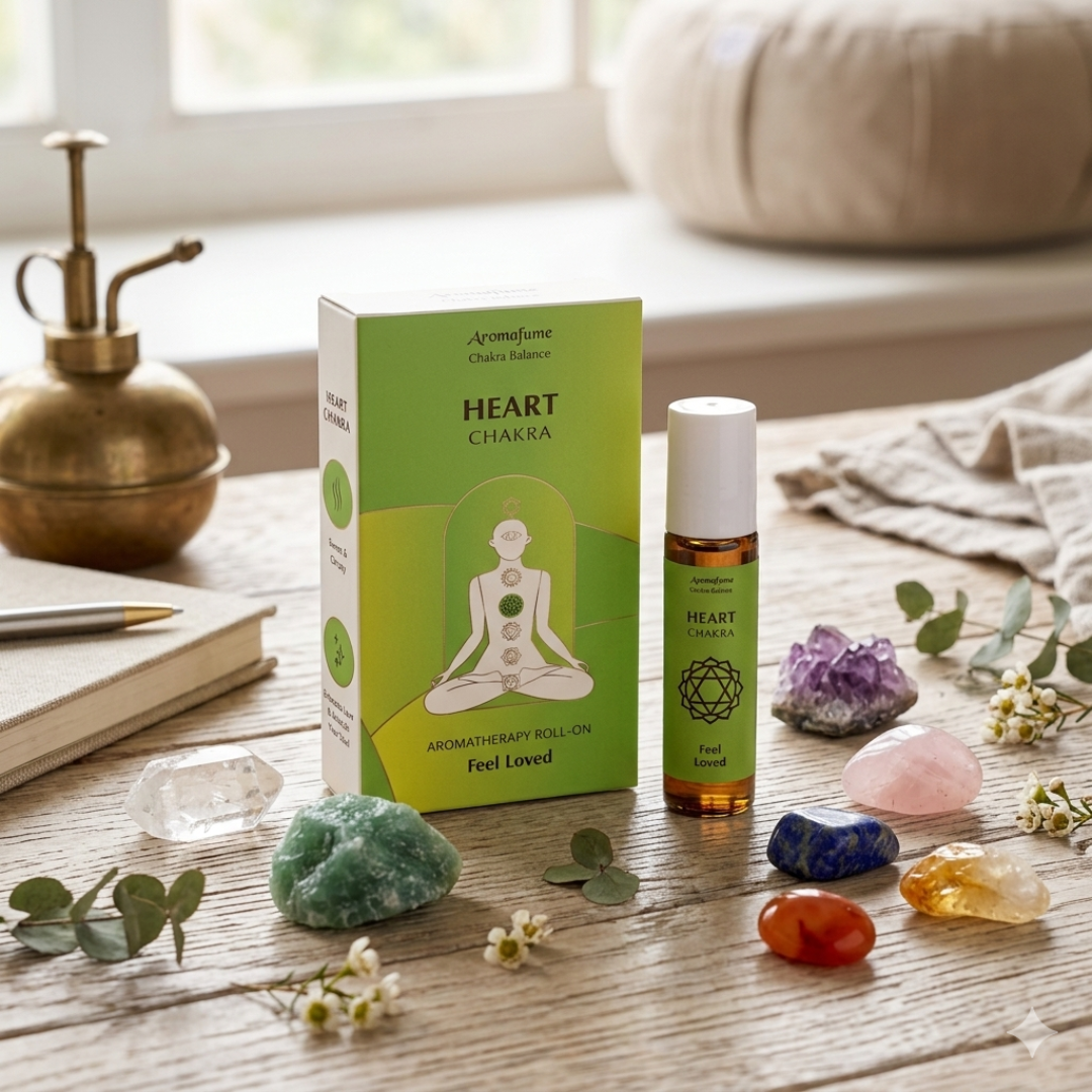 Heart Chakra Roll On | Chakra Fragrance Oil Roll On
