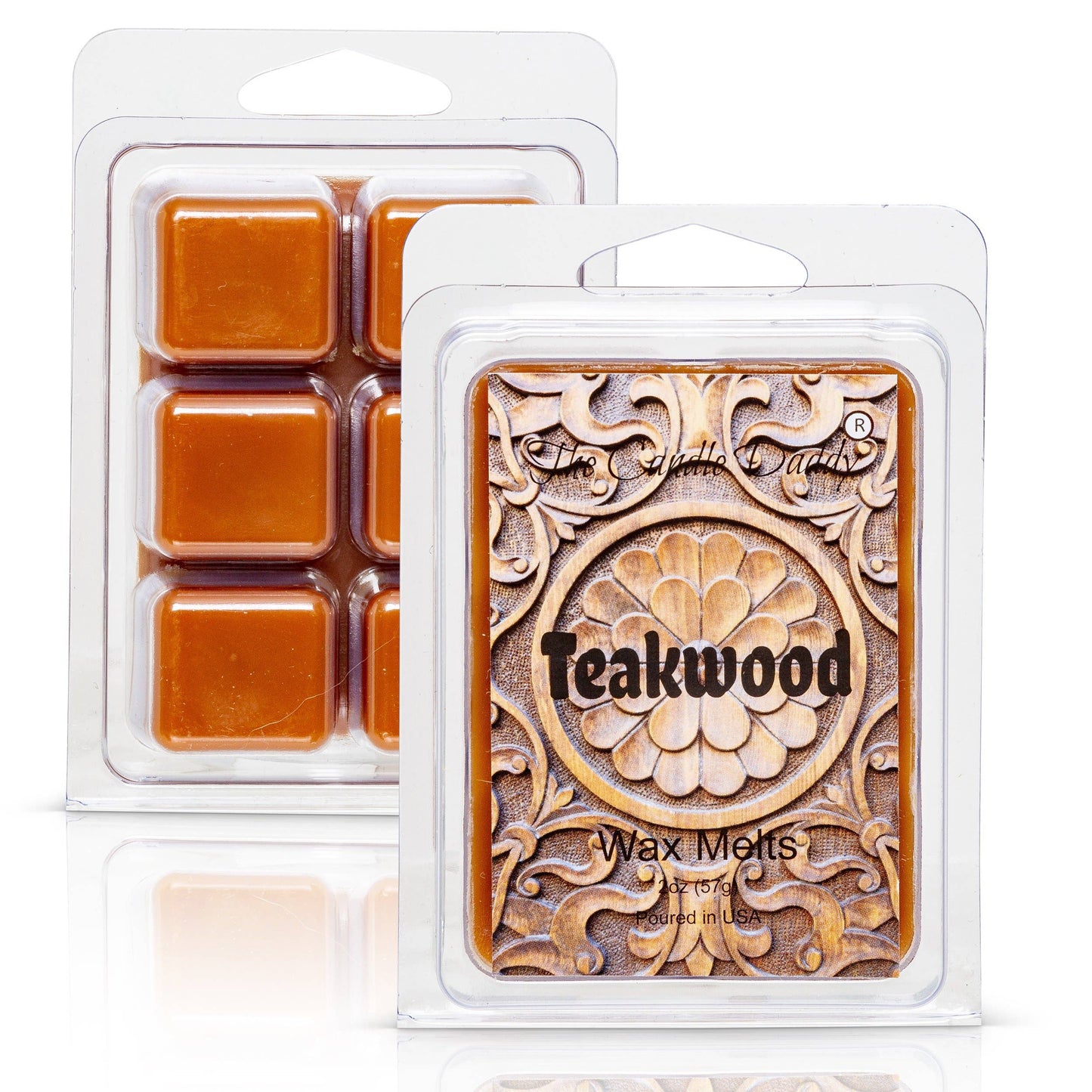 Teakwood - Rustic, Earthy, Sweet Scented Melt- Maximum Scent