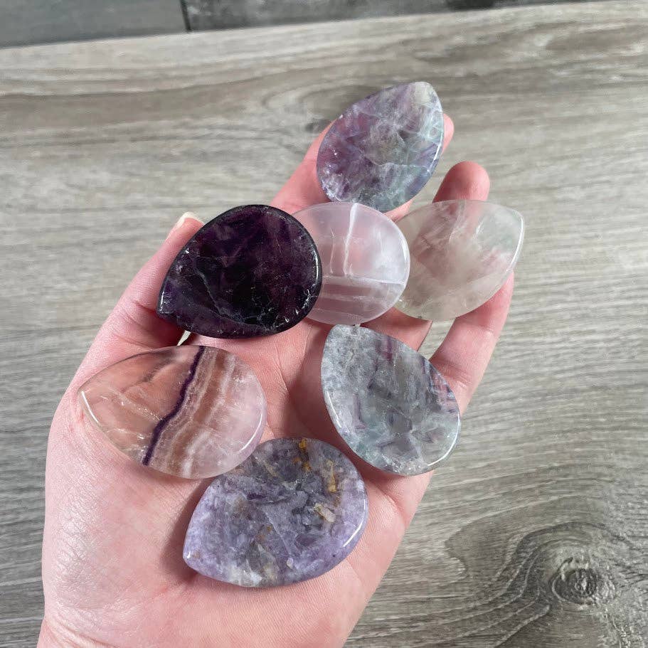 Gemstone Teardrop Worry Stones – for Retailers & Gift Shops