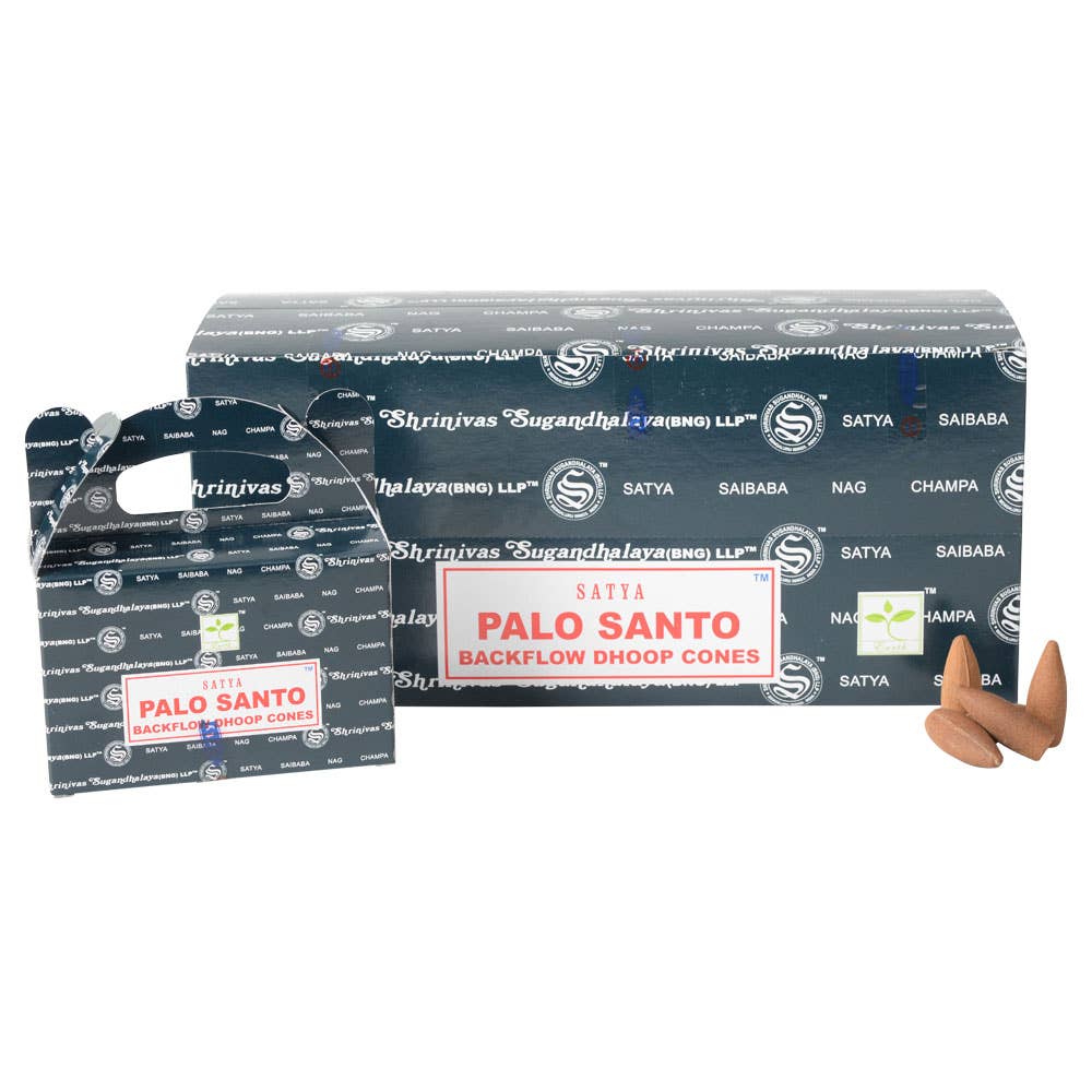 Palo Santo Backflow Incense Cone Display