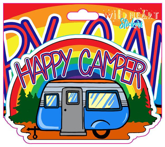 Happy Camper Window Sticker