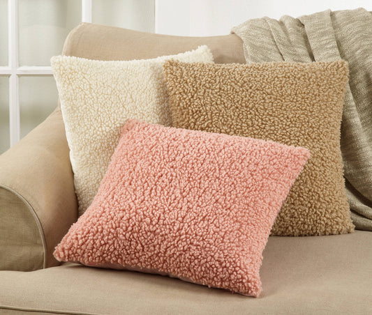 Faux Fur Throw Pillow