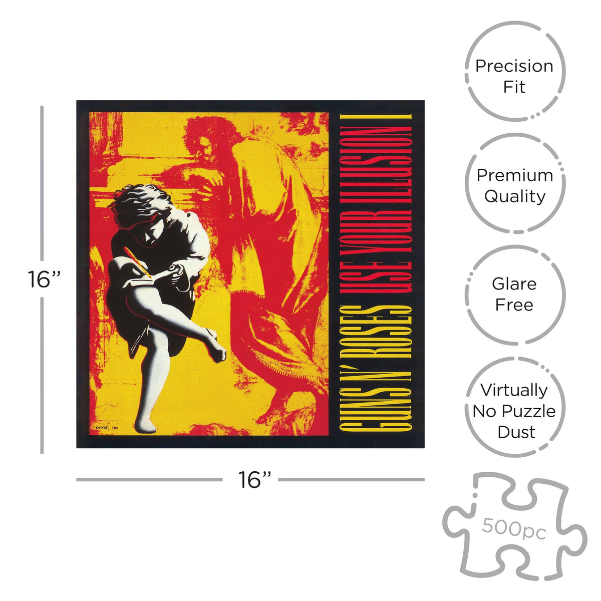 Guns N' Roses Use Your Illusion (500 Piece Jigsaw Puzzle)
