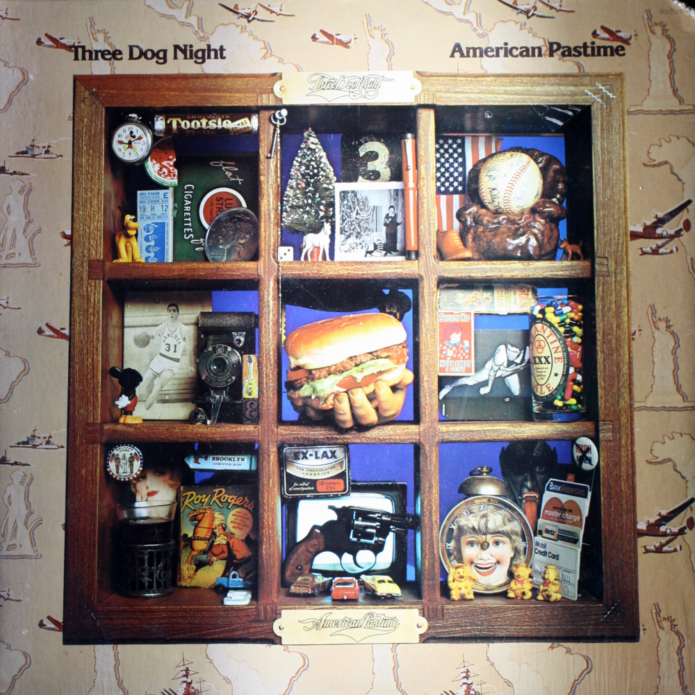 12" Vinyl LP Record - Three Dog Night: American Pastime Rock