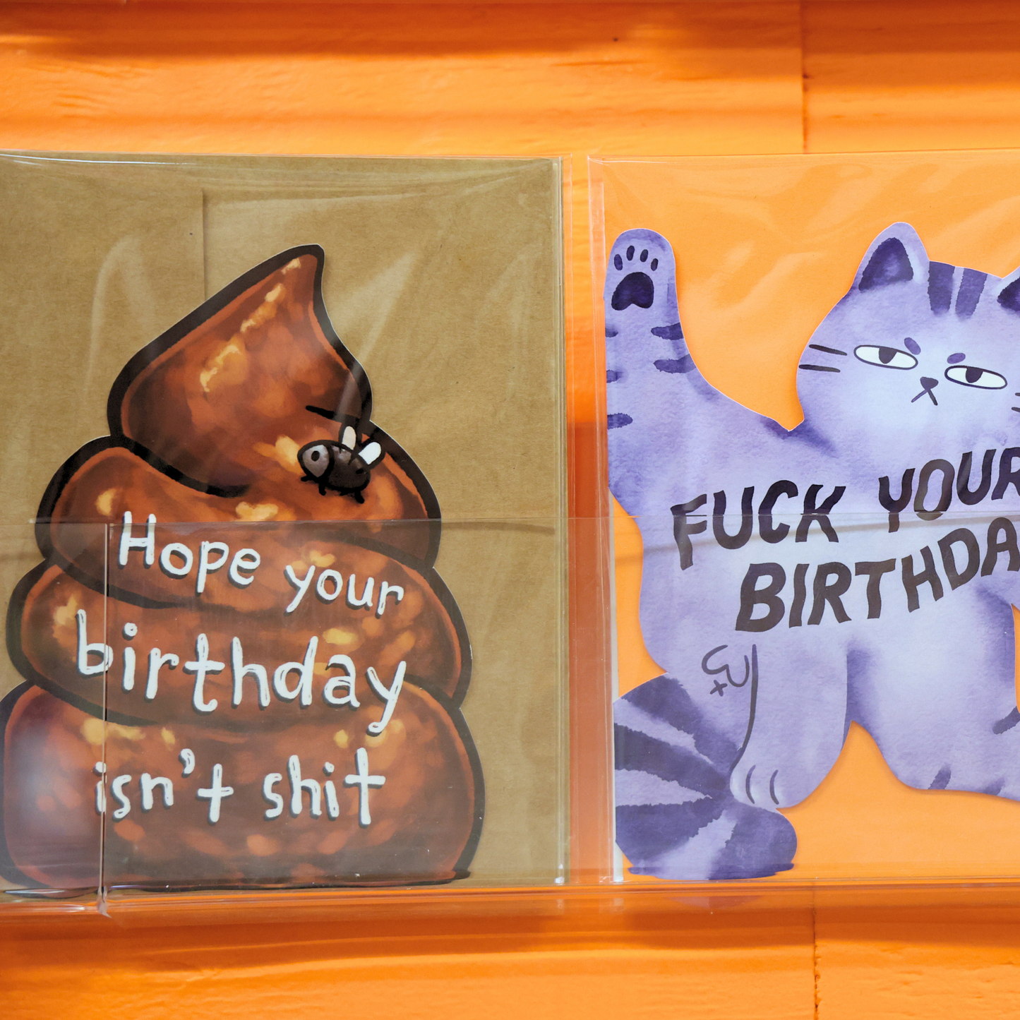Saggy Tits | Funny Die Cut Birthday Card