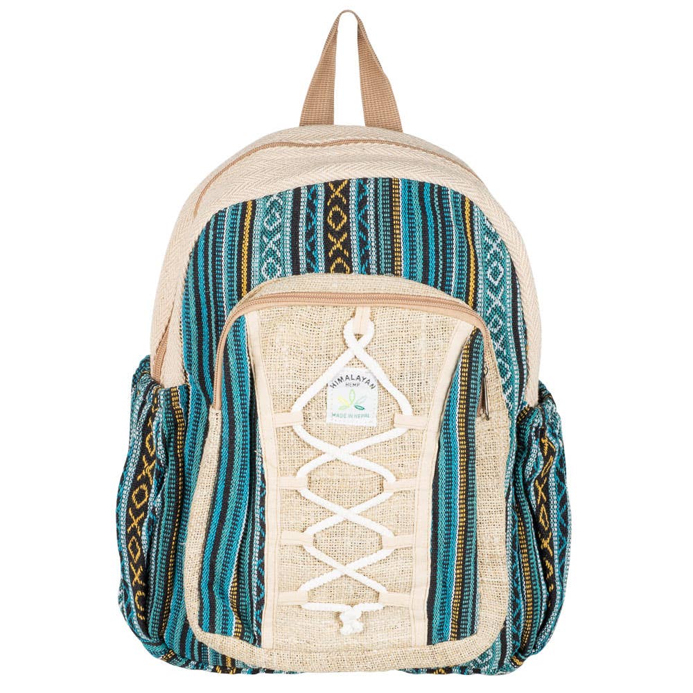 Blue Tones Hemp Backpack