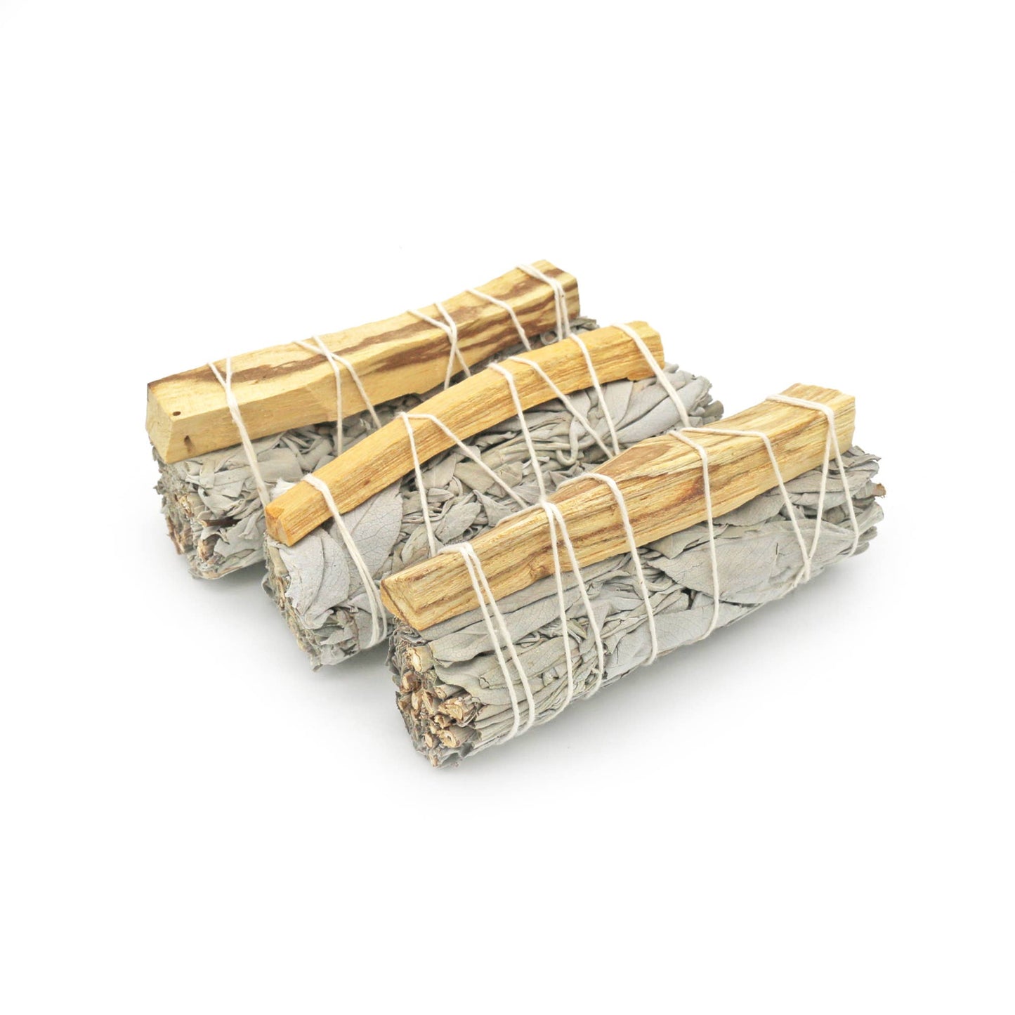 White Sage & Cinnamon Smudge Stick (4 in.)