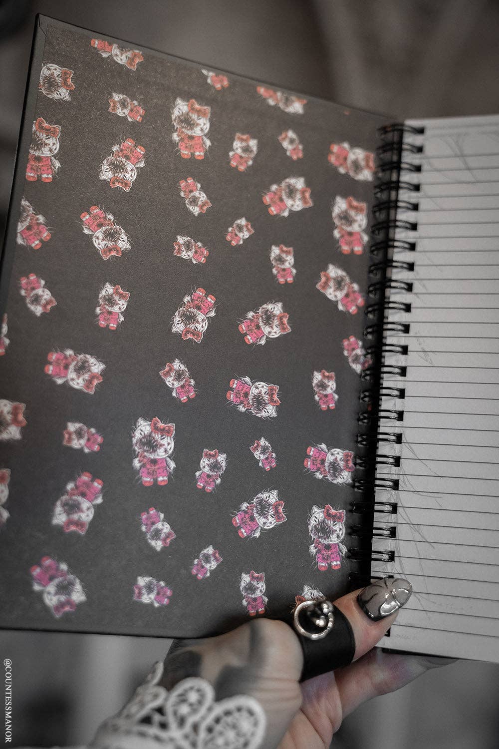 Hell Kitty Spiral Notebook