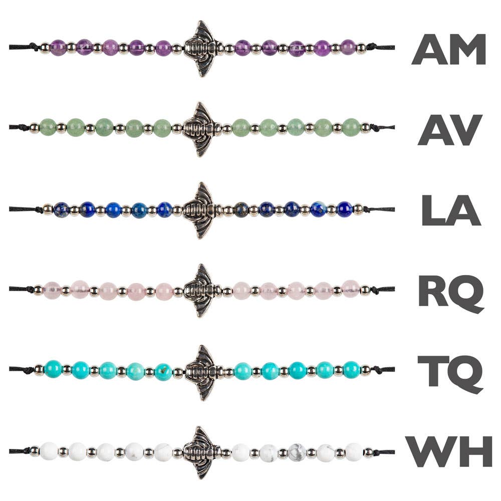 MOTH PULL TIE BRACELET