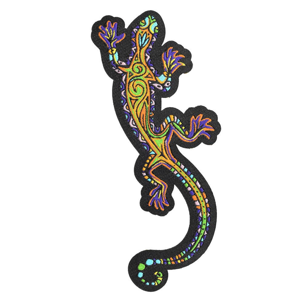 Lizard Embroidered Patch