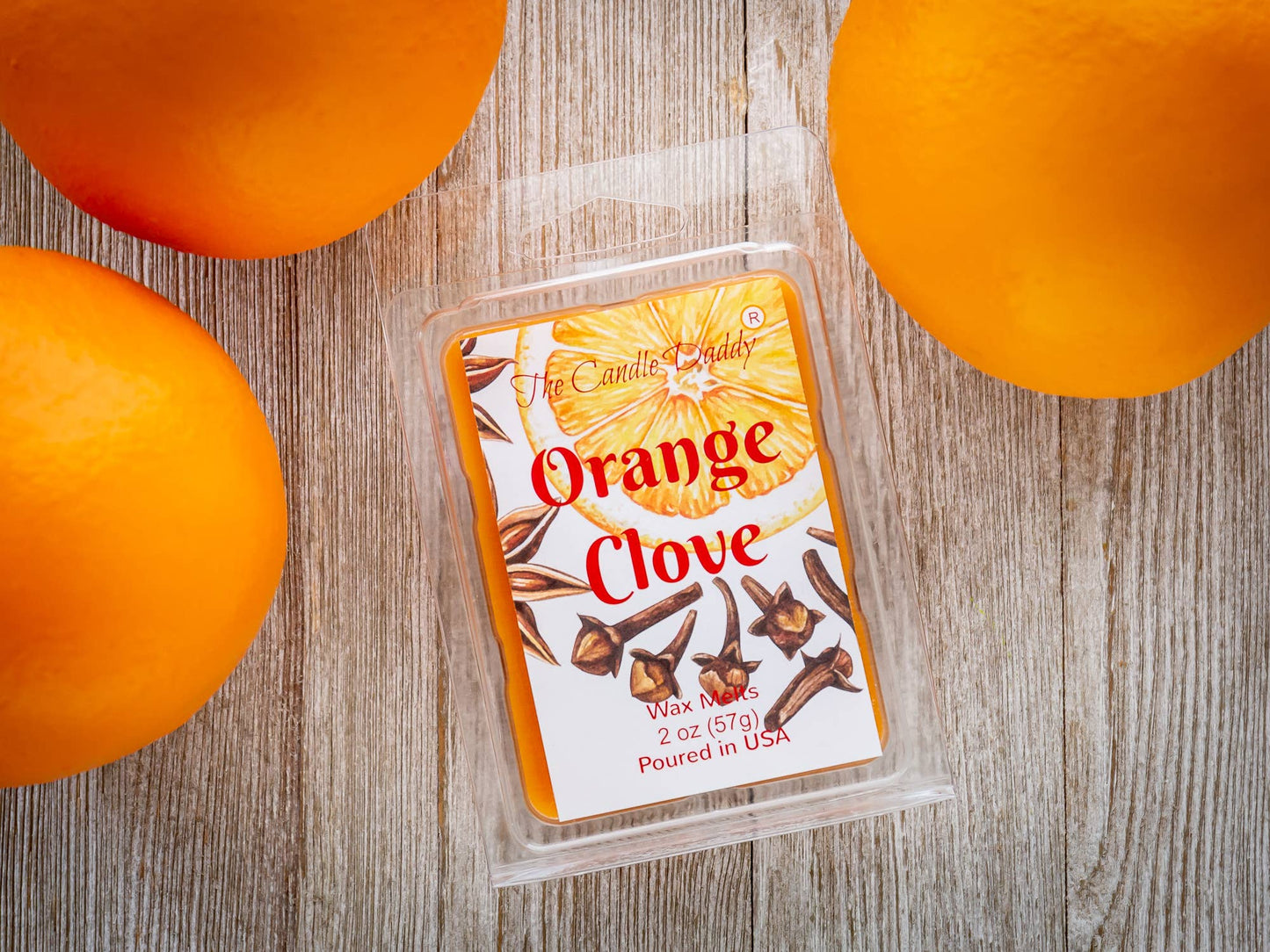 ORANGE CLOVE - SPICY ORANGE CITRUS SCENTED WAX MELT