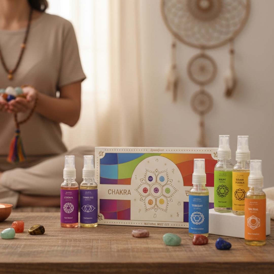 7 Chakra Mist Gift Set | Chakra Aromatherapy Spray