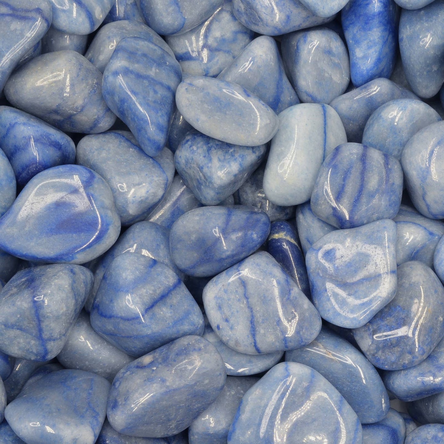 Tumbled Blue Quartz - L - A Grade - Brazil