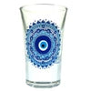 Blue Calendar Evil Eye Shot Glass