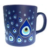 Teary Evil Eye Dark Blue Coffee Mug 1.5 Cup
