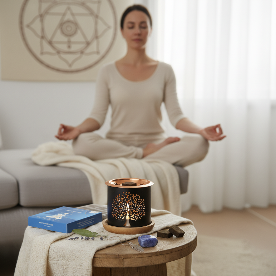 Throat Chakra Incense Bricks | Lavender & Pineapple