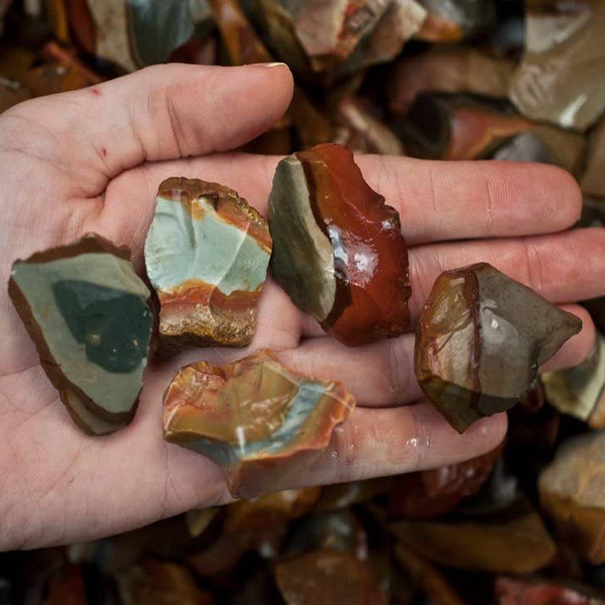 Rough Desert Jasper Crystals - Madagascar